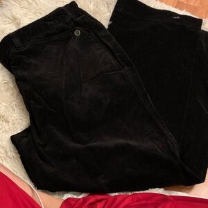 Eddie Bauer Black Corduroy Pants